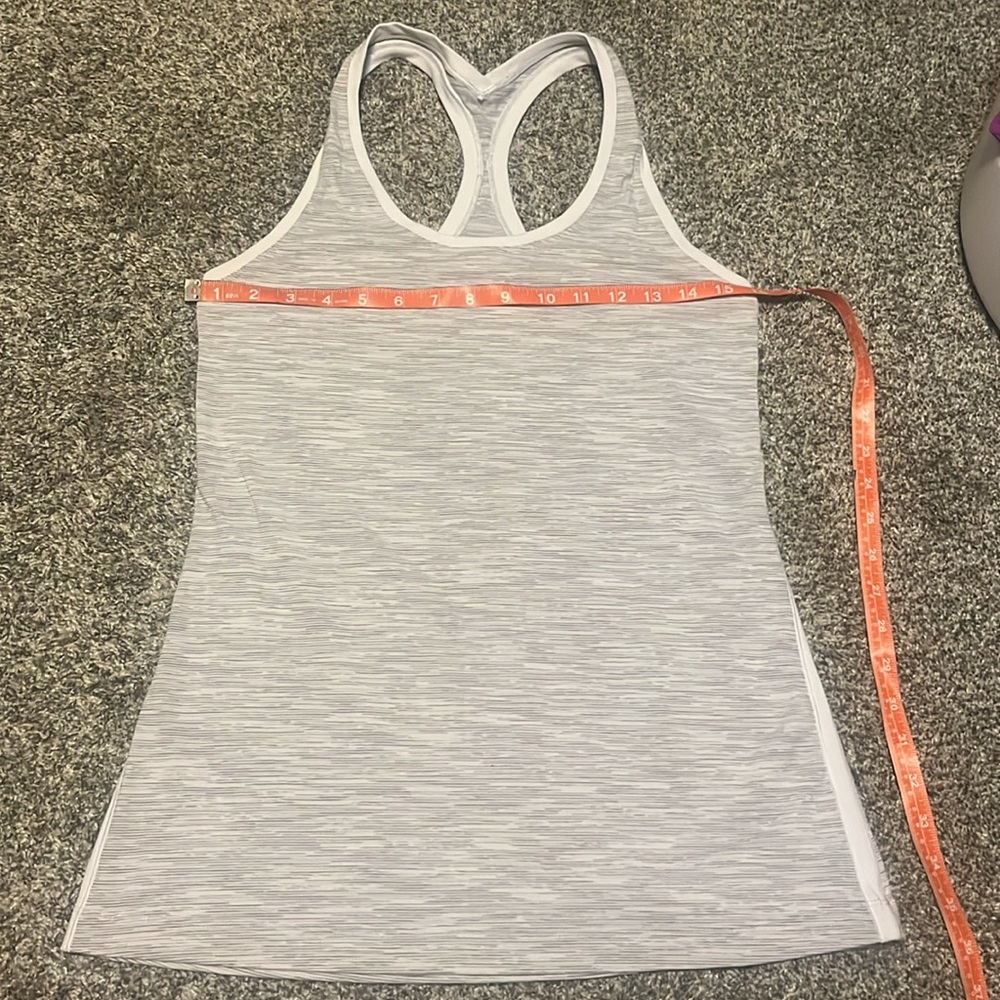 Lululemon Cool Racerback II Lined Up
Wee Are From Space Nimbus Battleship/White - Picture 5 of 6
